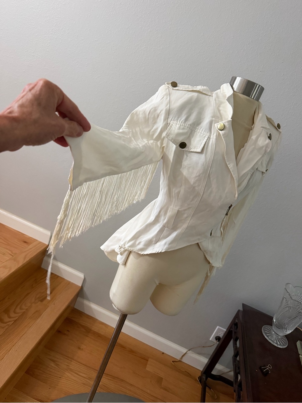 Vintage fringe Elvis style 70s top jacket